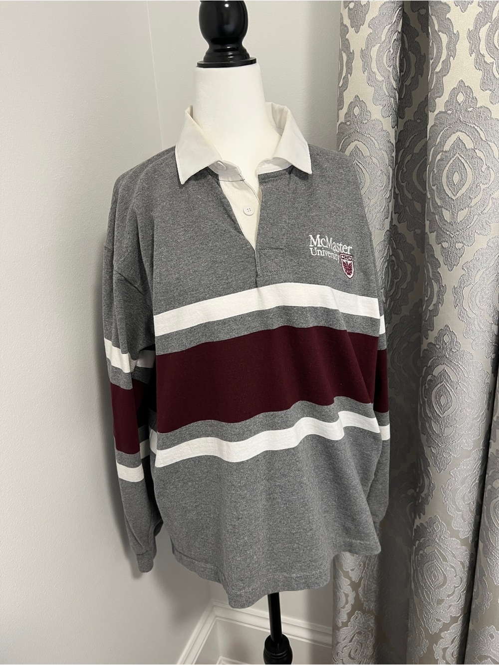 Ladies McMaster Rugby Style Sweater
